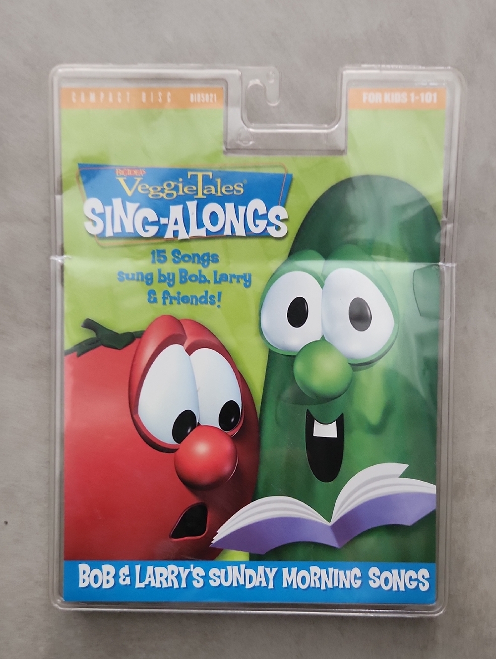 Veggietales Sing-Along Sunday Morning Songs: Bob & Larry - NEW IN PACKAGE